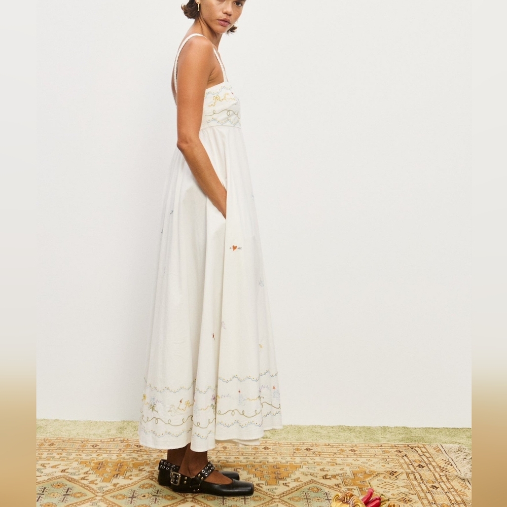 Alemais Giulia Embroidered Sundress - Picture 2 of 14